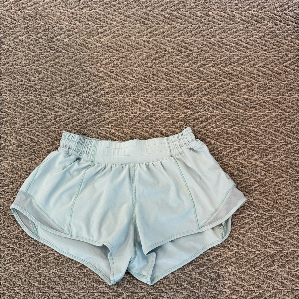 Lululemon Athletica Blue Athletic Shorts Lightweight Moisture-Wicking